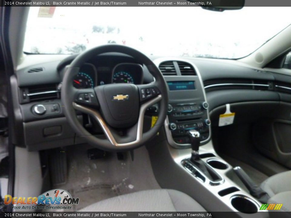 2014 Chevrolet Malibu LS Black Granite Metallic / Jet Black/Titanium Photo #14