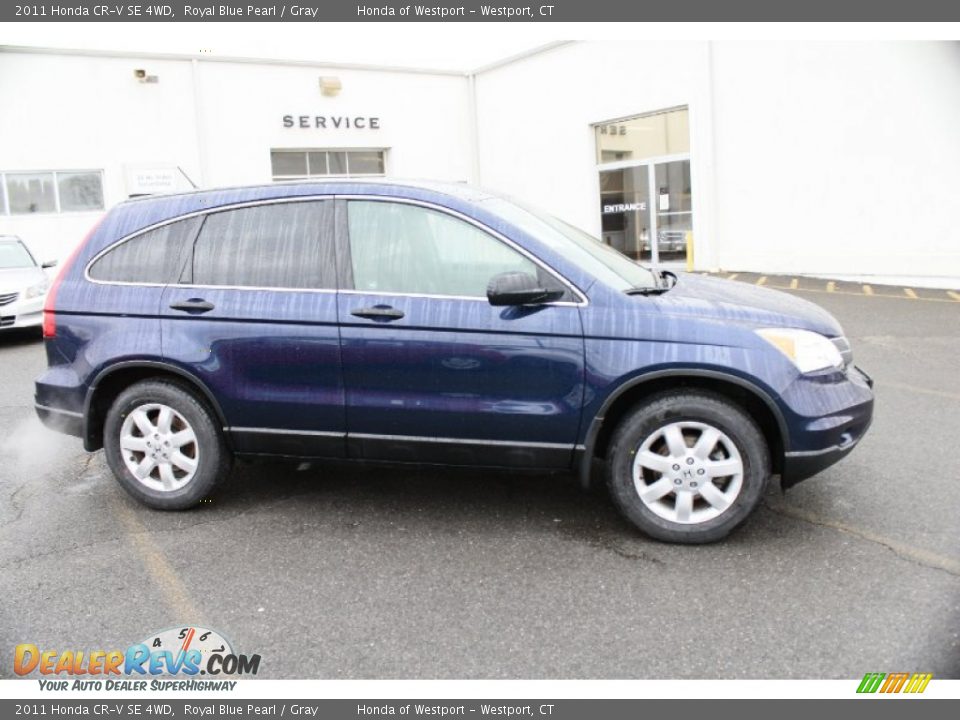 2011 Honda CR-V SE 4WD Royal Blue Pearl / Gray Photo #4