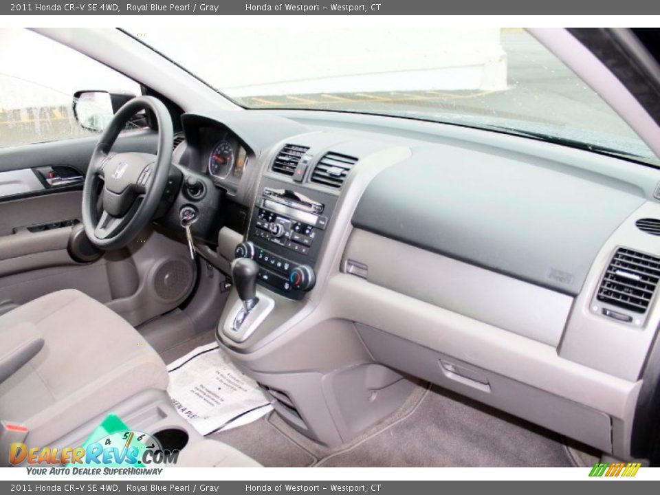 2011 Honda CR-V SE 4WD Royal Blue Pearl / Gray Photo #9