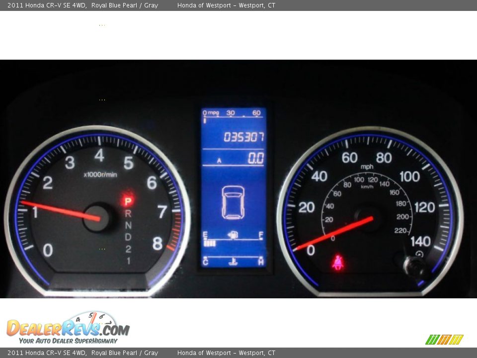 2011 Honda CR-V SE 4WD Royal Blue Pearl / Gray Photo #15