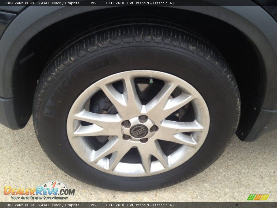 2004 Volvo XC90 T6 AWD Black / Graphite Photo #3