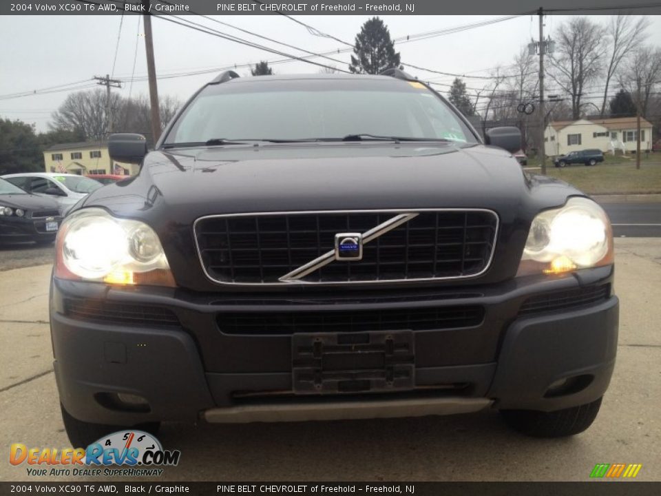 2004 Volvo XC90 T6 AWD Black / Graphite Photo #4