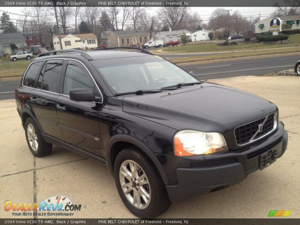 2004 Volvo XC90 T6 AWD Black / Graphite Photo #5