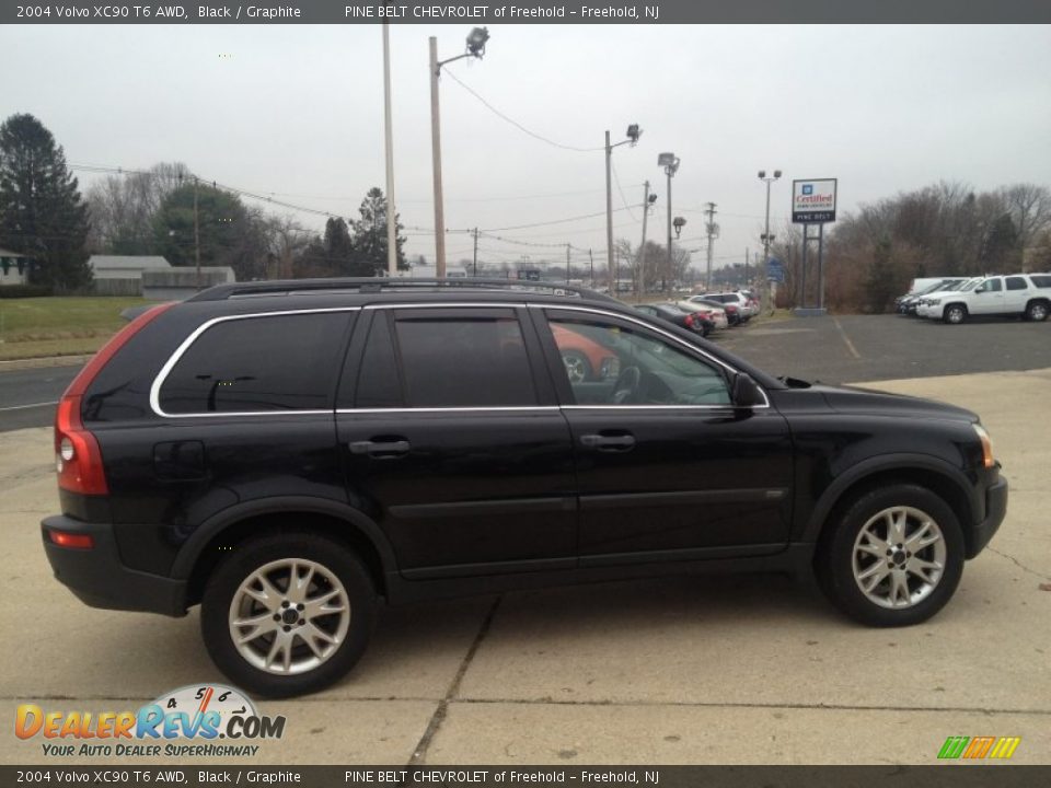 2004 Volvo XC90 T6 AWD Black / Graphite Photo #8