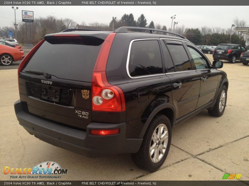 2004 Volvo XC90 T6 AWD Black / Graphite Photo #14