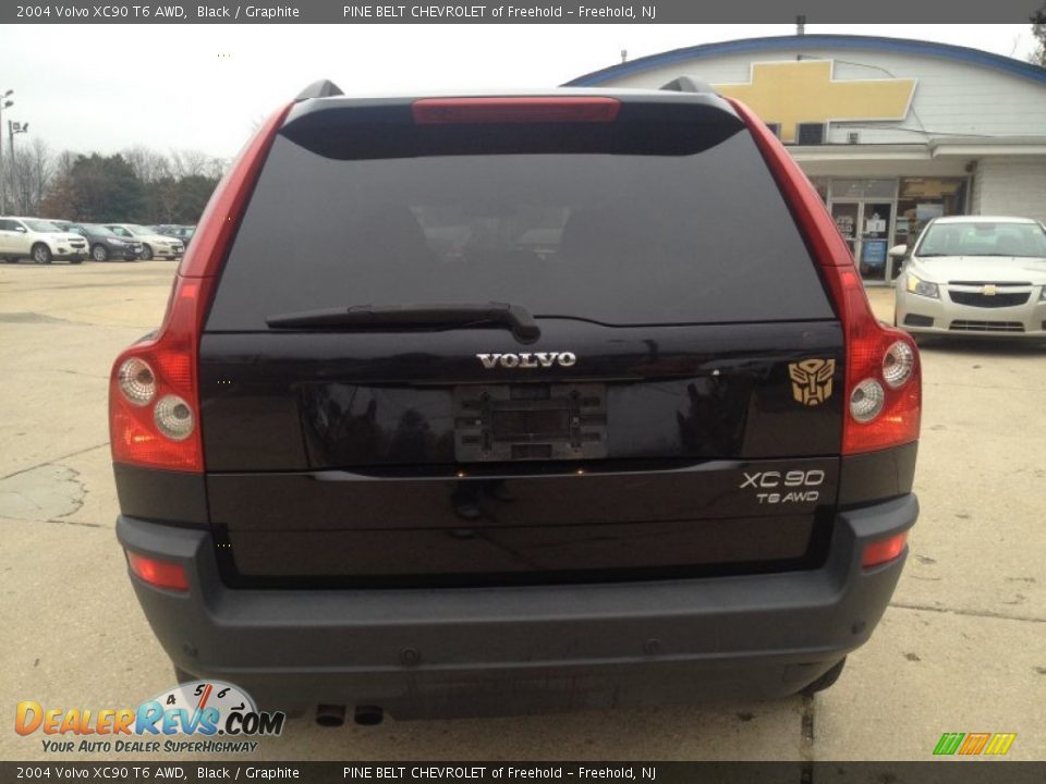 2004 Volvo XC90 T6 AWD Black / Graphite Photo #15