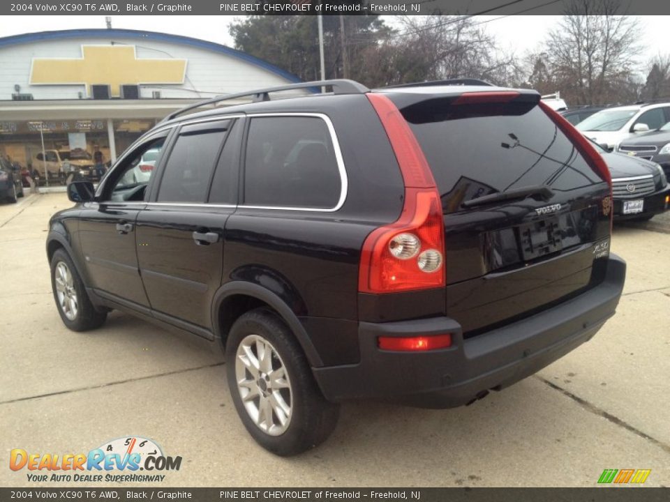 2004 Volvo XC90 T6 AWD Black / Graphite Photo #17