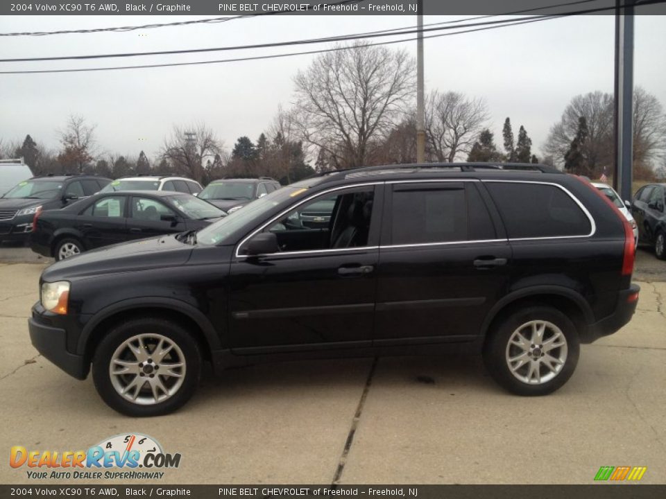 2004 Volvo XC90 T6 AWD Black / Graphite Photo #19