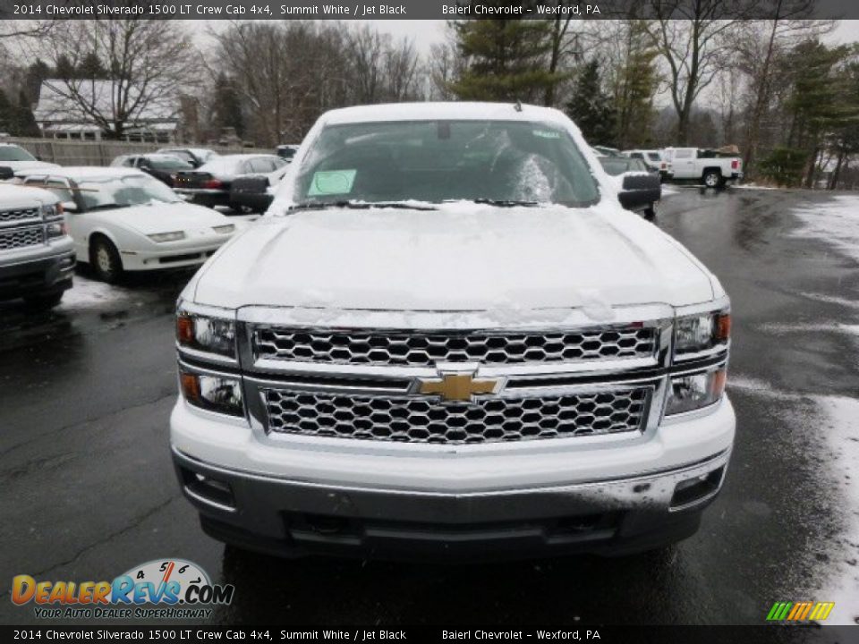 2014 Chevrolet Silverado 1500 LT Crew Cab 4x4 Summit White / Jet Black Photo #3