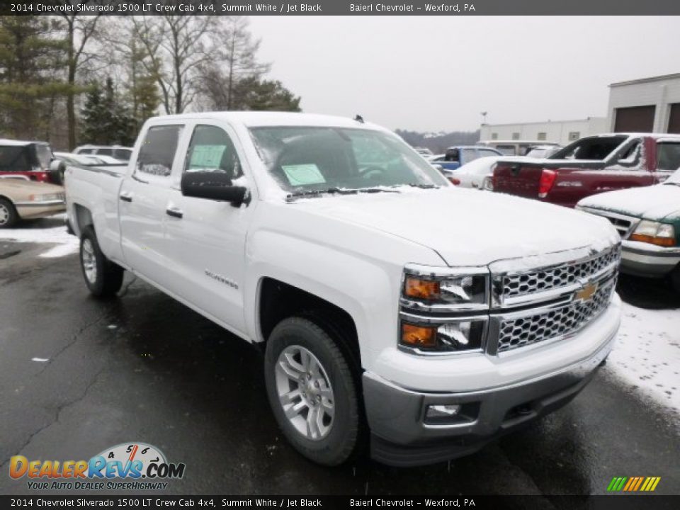2014 Chevrolet Silverado 1500 LT Crew Cab 4x4 Summit White / Jet Black Photo #4