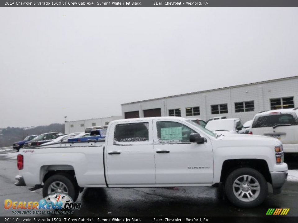 2014 Chevrolet Silverado 1500 LT Crew Cab 4x4 Summit White / Jet Black Photo #5