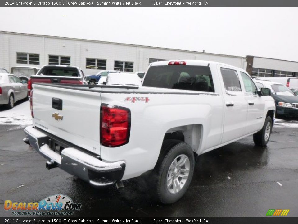 2014 Chevrolet Silverado 1500 LT Crew Cab 4x4 Summit White / Jet Black Photo #6