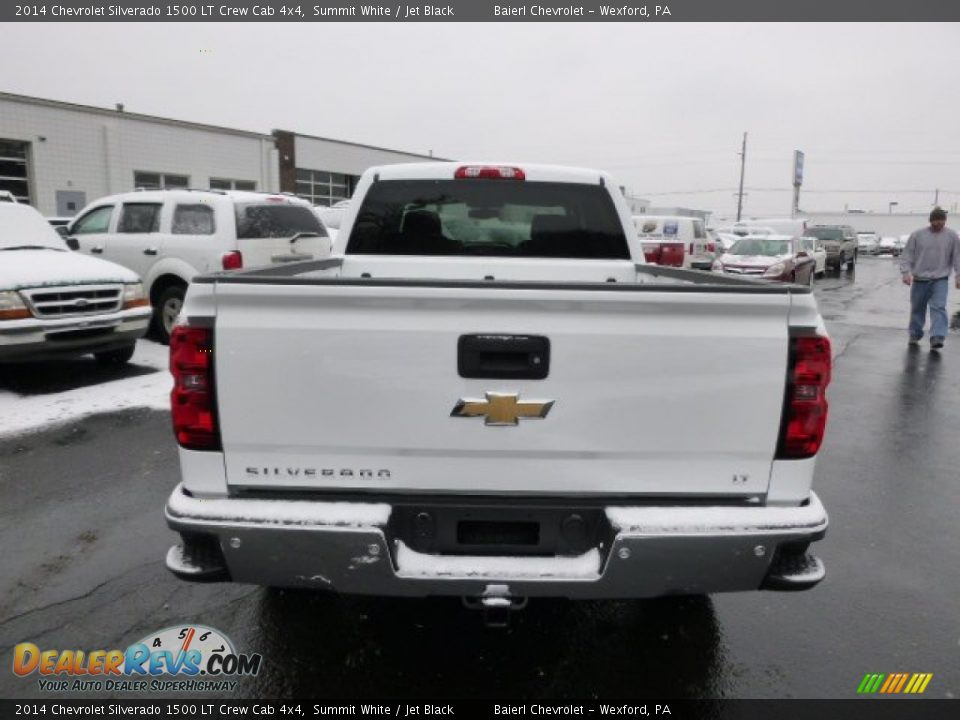 2014 Chevrolet Silverado 1500 LT Crew Cab 4x4 Summit White / Jet Black Photo #7