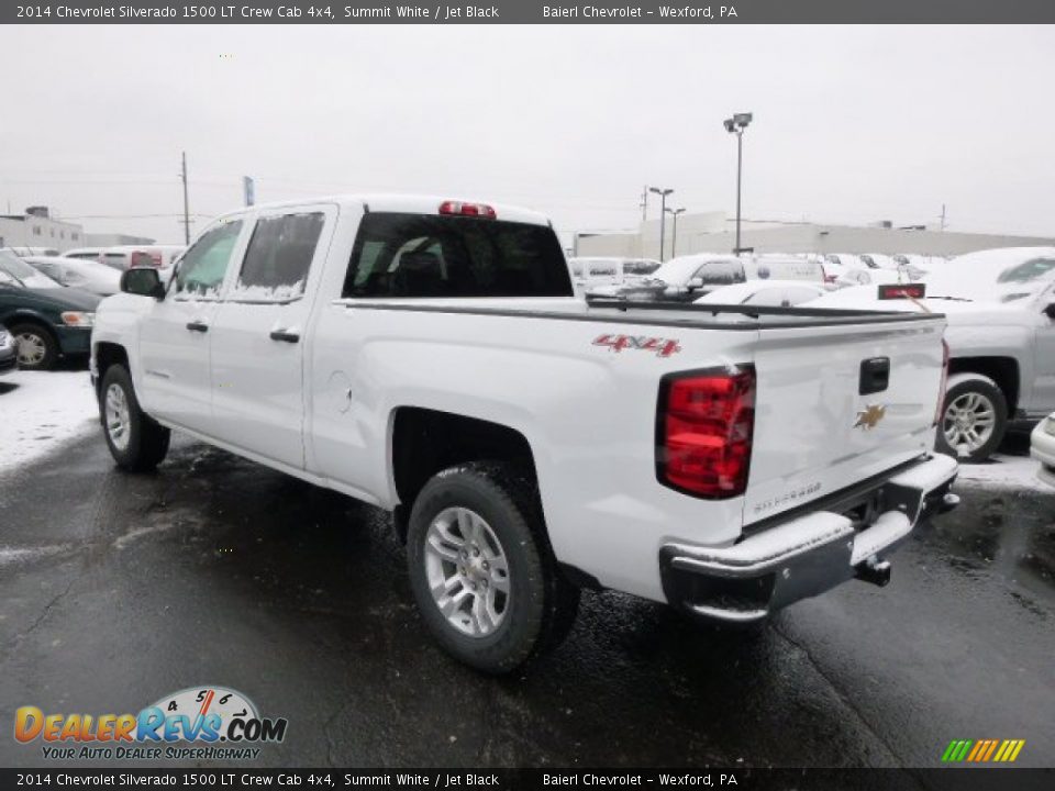 2014 Chevrolet Silverado 1500 LT Crew Cab 4x4 Summit White / Jet Black Photo #8