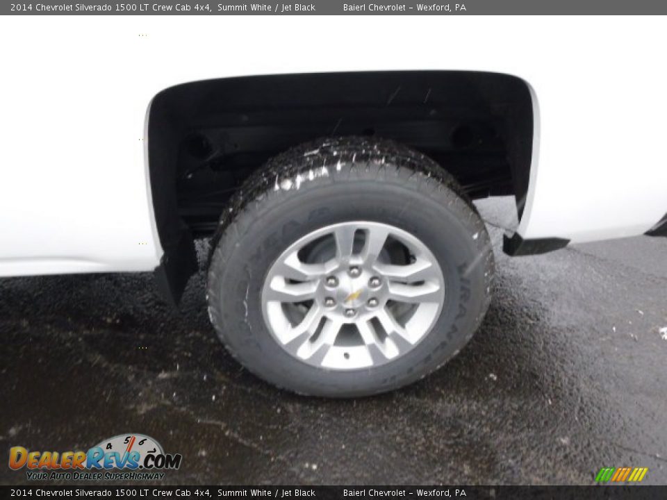2014 Chevrolet Silverado 1500 LT Crew Cab 4x4 Summit White / Jet Black Photo #9