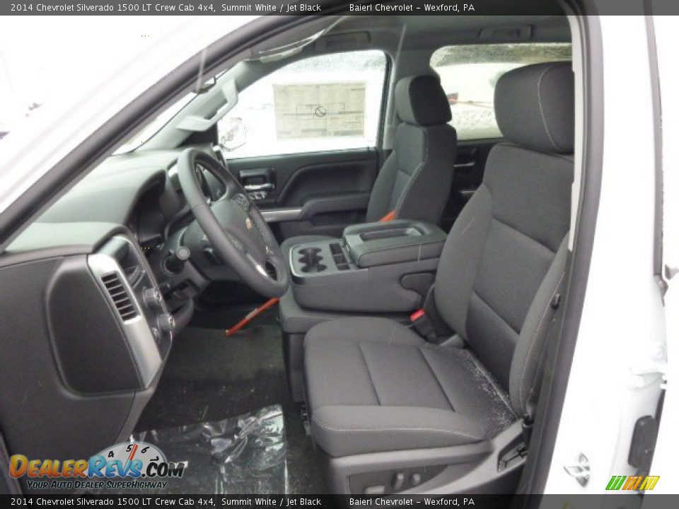 2014 Chevrolet Silverado 1500 LT Crew Cab 4x4 Summit White / Jet Black Photo #10