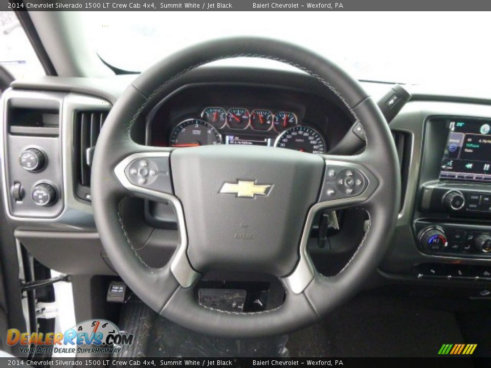 2014 Chevrolet Silverado 1500 LT Crew Cab 4x4 Summit White / Jet Black Photo #18