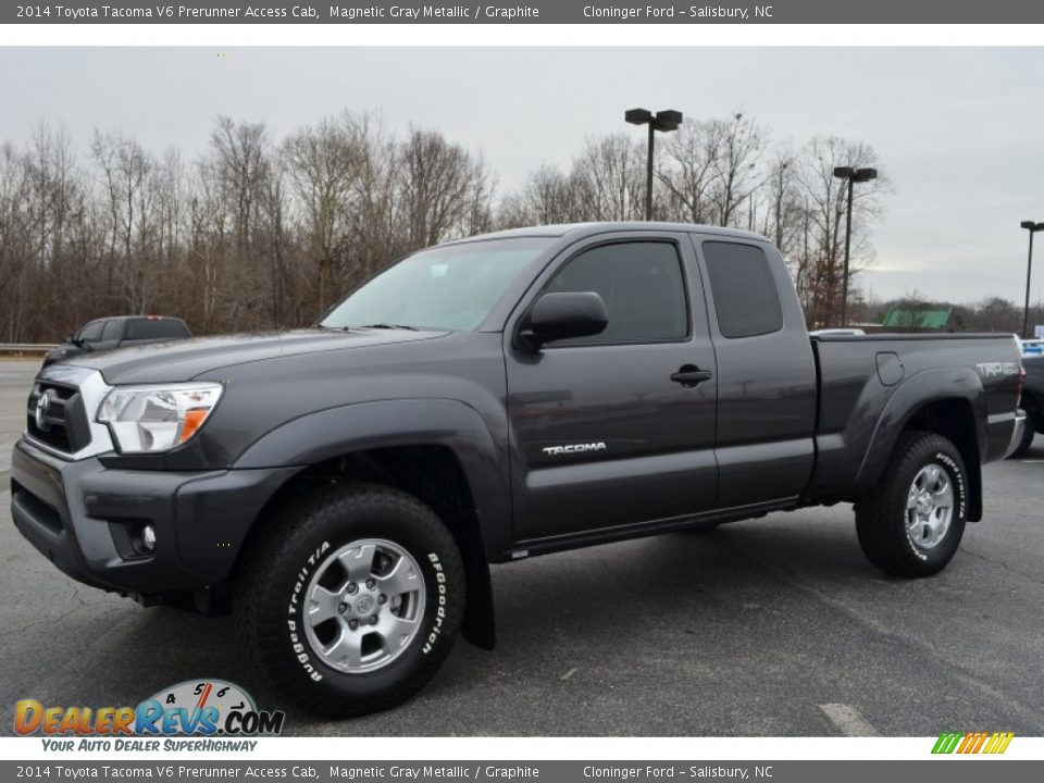 2014 Toyota Tacoma V6 Prerunner Access Cab Magnetic Gray Metallic / Graphite Photo #3
