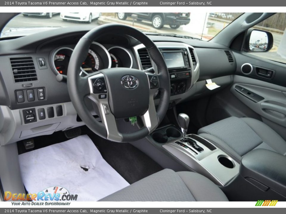 2014 Toyota Tacoma V6 Prerunner Access Cab Magnetic Gray Metallic / Graphite Photo #6