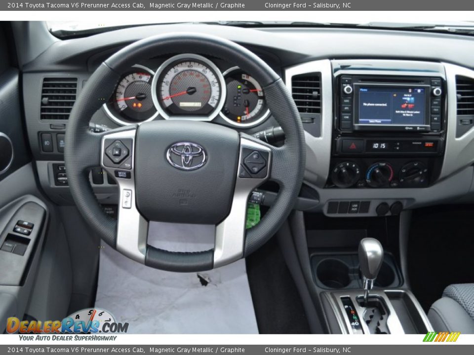 2014 Toyota Tacoma V6 Prerunner Access Cab Magnetic Gray Metallic / Graphite Photo #12