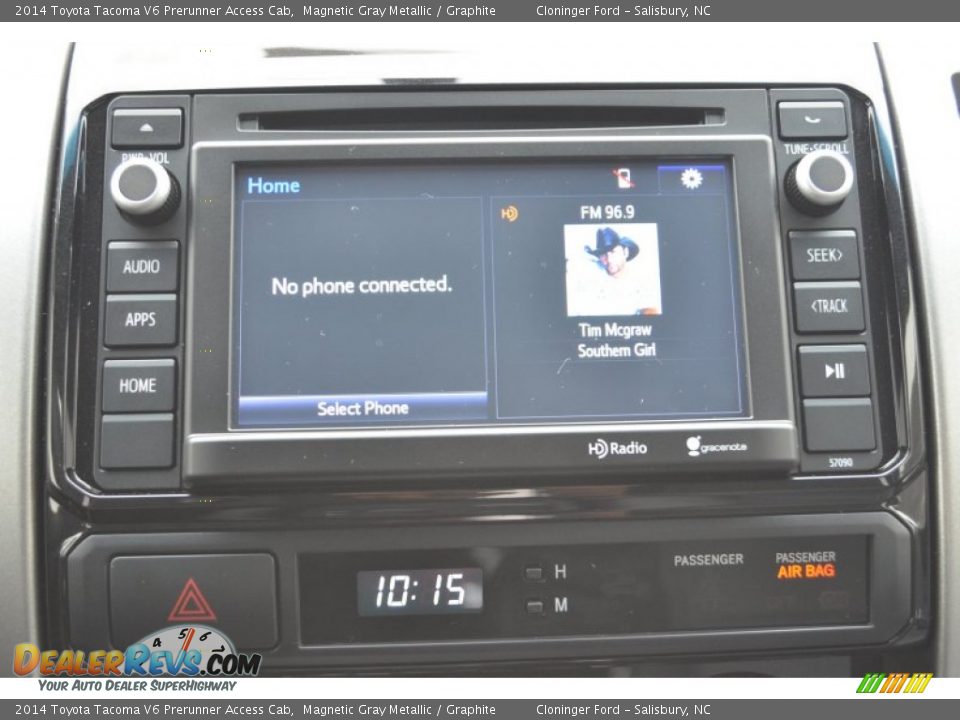 2014 Toyota Tacoma V6 Prerunner Access Cab Magnetic Gray Metallic / Graphite Photo #13