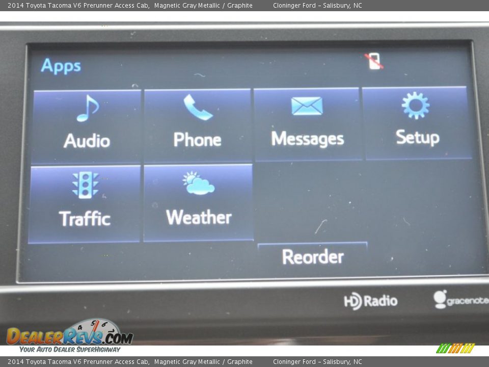 2014 Toyota Tacoma V6 Prerunner Access Cab Magnetic Gray Metallic / Graphite Photo #14