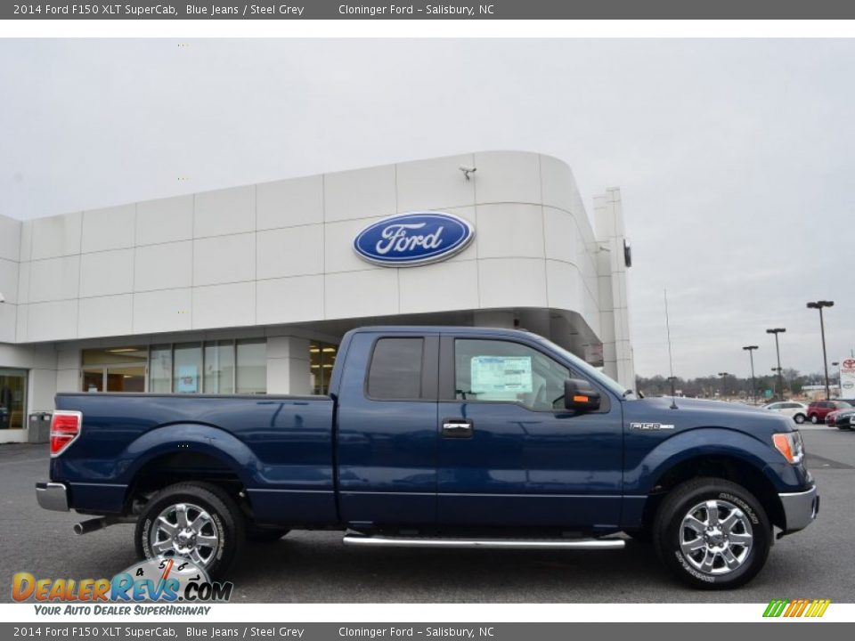 Blue Jeans 2014 Ford F150 XLT SuperCab Photo #2