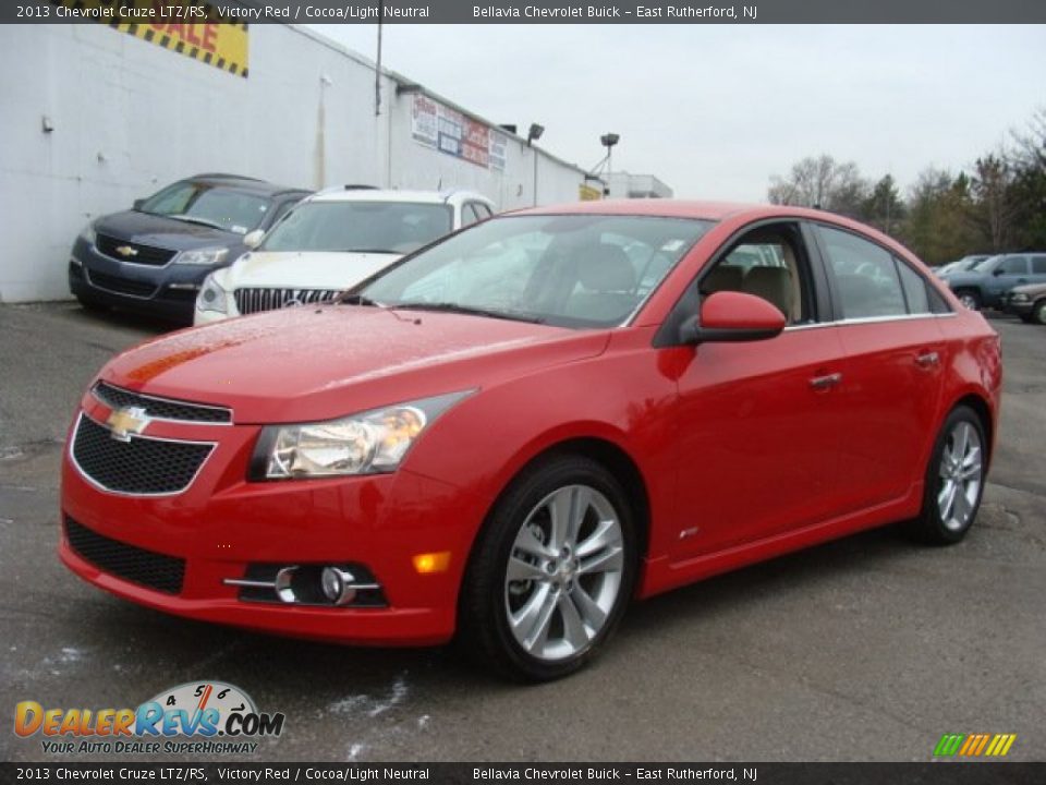2013 Chevrolet Cruze LTZ/RS Victory Red / Cocoa/Light Neutral Photo #1