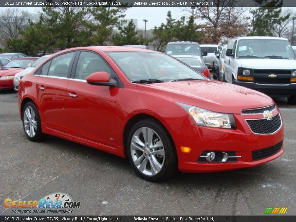2013 Chevrolet Cruze LTZ/RS Victory Red / Cocoa/Light Neutral Photo #3