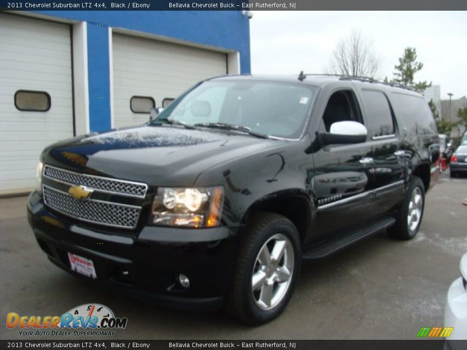 2013 Chevrolet Suburban LTZ 4x4 Black / Ebony Photo #1