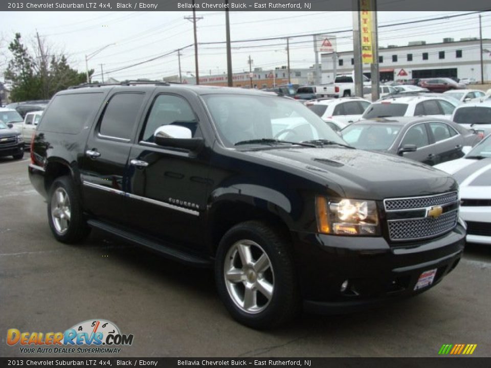 2013 Chevrolet Suburban LTZ 4x4 Black / Ebony Photo #3