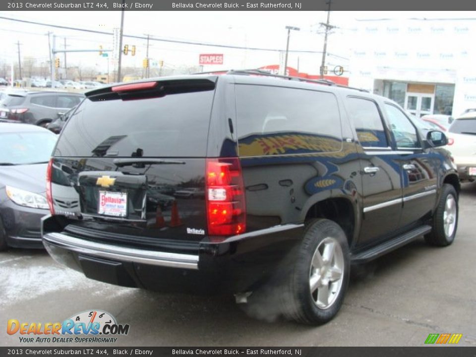 2013 Chevrolet Suburban LTZ 4x4 Black / Ebony Photo #4