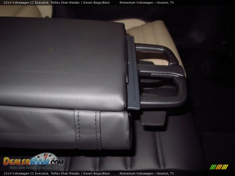 2014 Volkswagen CC Executive Reflex Silver Metallic / Desert Beige/Black Photo #14