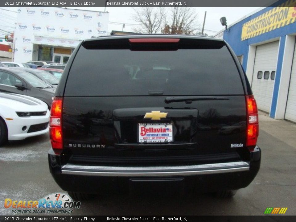 2013 Chevrolet Suburban LTZ 4x4 Black / Ebony Photo #5