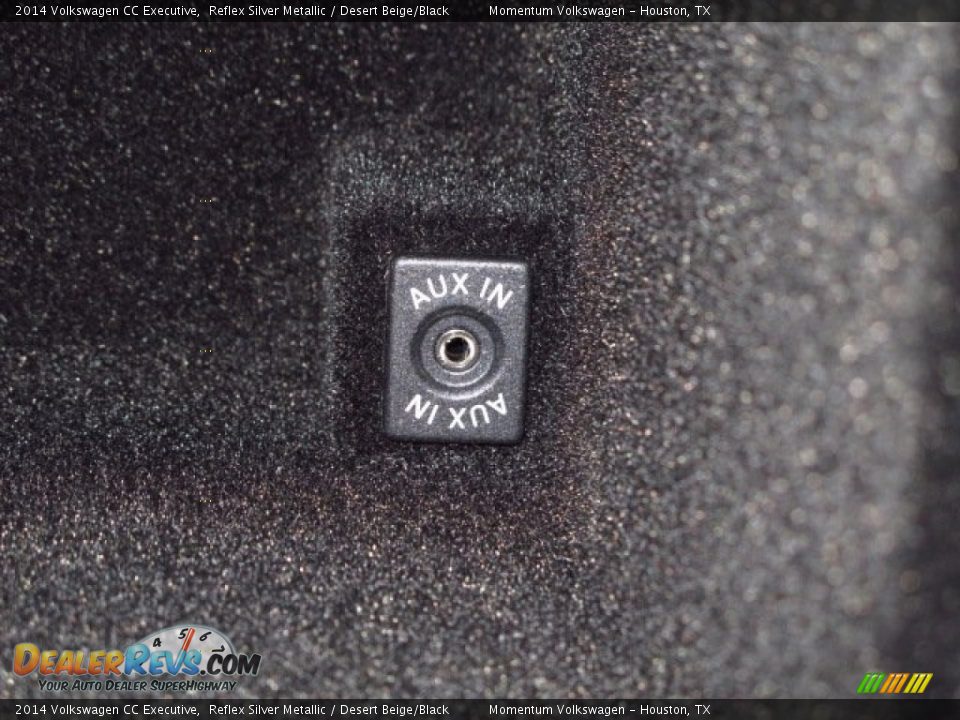 2014 Volkswagen CC Executive Reflex Silver Metallic / Desert Beige/Black Photo #16