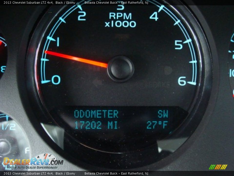 2013 Chevrolet Suburban LTZ 4x4 Black / Ebony Photo #10