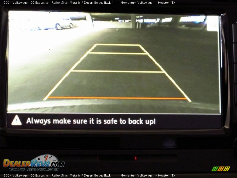 2014 Volkswagen CC Executive Reflex Silver Metallic / Desert Beige/Black Photo #20