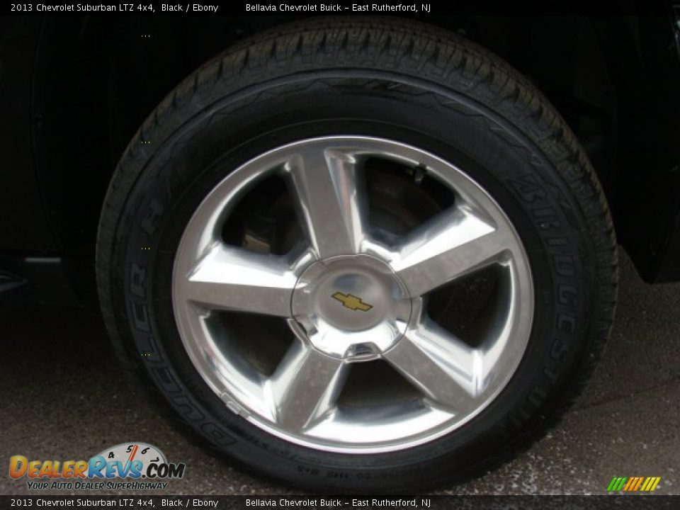 2013 Chevrolet Suburban LTZ 4x4 Black / Ebony Photo #14