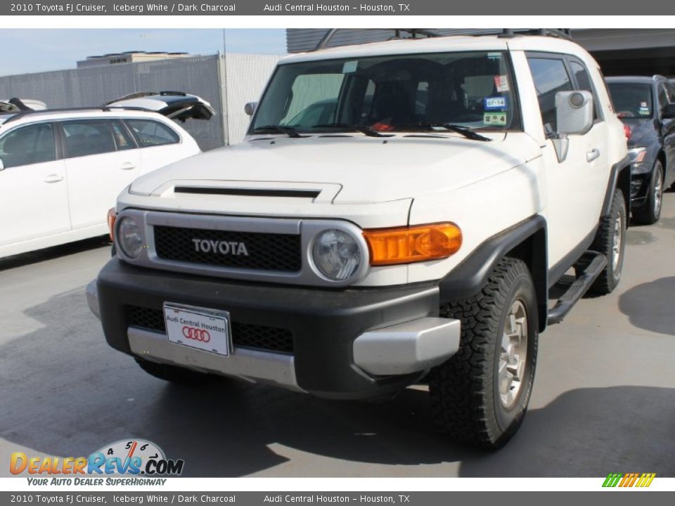 2010 Toyota FJ Cruiser Iceberg White / Dark Charcoal Photo #3
