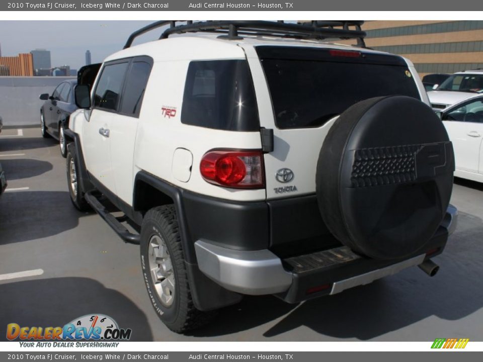 2010 Toyota FJ Cruiser Iceberg White / Dark Charcoal Photo #7