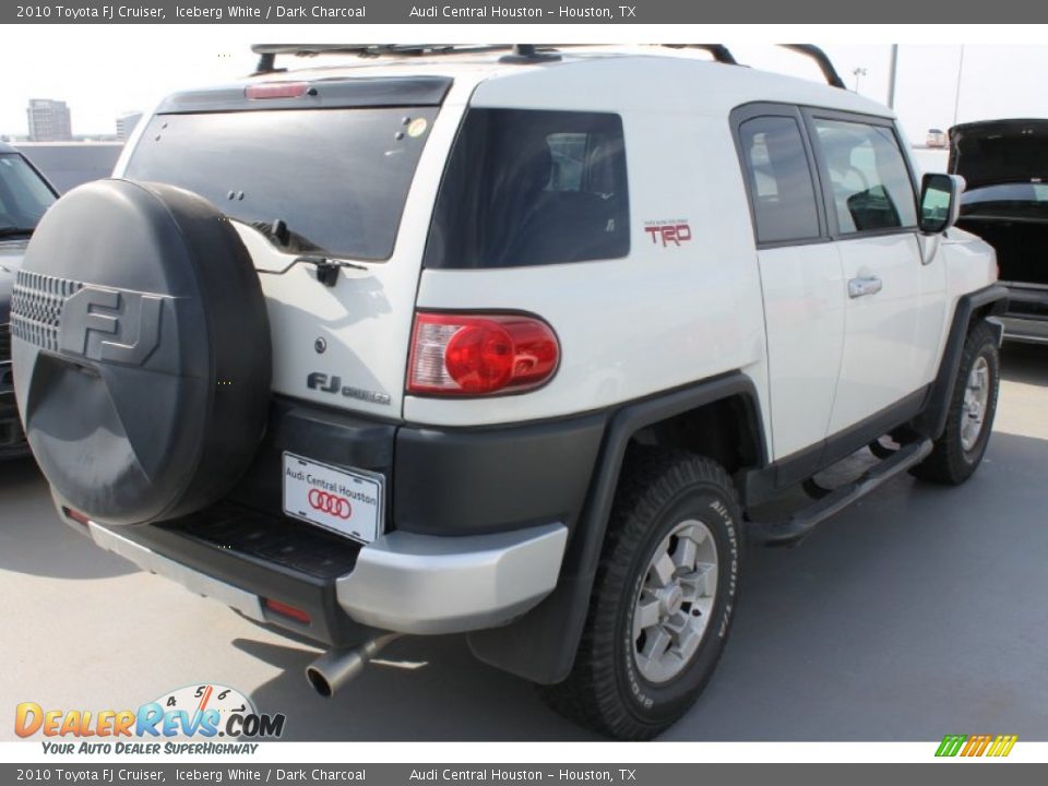 2010 Toyota FJ Cruiser Iceberg White / Dark Charcoal Photo #9
