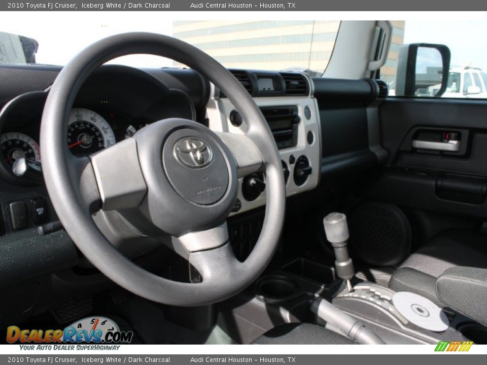 2010 Toyota FJ Cruiser Iceberg White / Dark Charcoal Photo #15