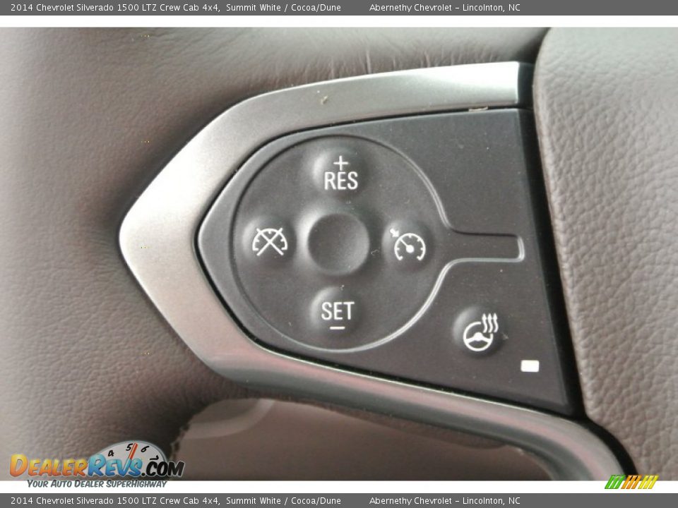 2014 Chevrolet Silverado 1500 LTZ Crew Cab 4x4 Summit White / Cocoa/Dune Photo #14