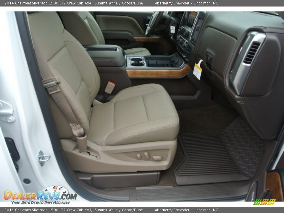 2014 Chevrolet Silverado 1500 LTZ Crew Cab 4x4 Summit White / Cocoa/Dune Photo #18