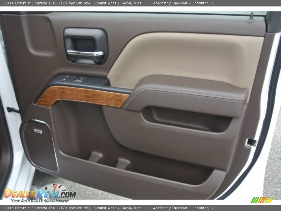 2014 Chevrolet Silverado 1500 LTZ Crew Cab 4x4 Summit White / Cocoa/Dune Photo #19
