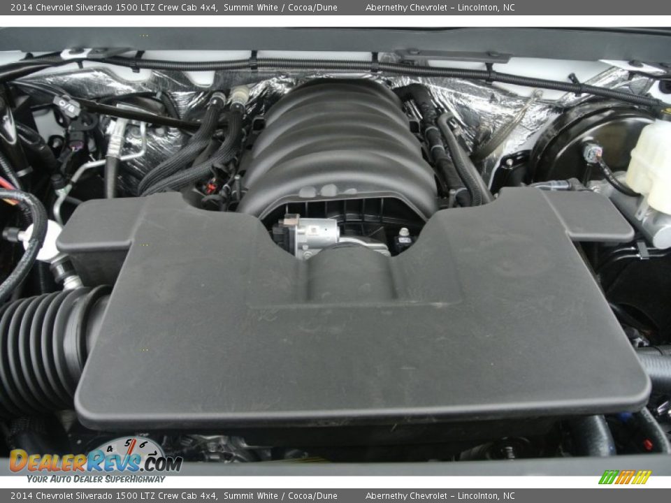 2014 Chevrolet Silverado 1500 LTZ Crew Cab 4x4 Summit White / Cocoa/Dune Photo #21