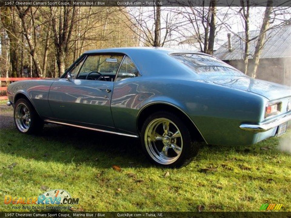 1967 Chevrolet Camaro Sport Coupe Marina Blue / Blue Photo #3