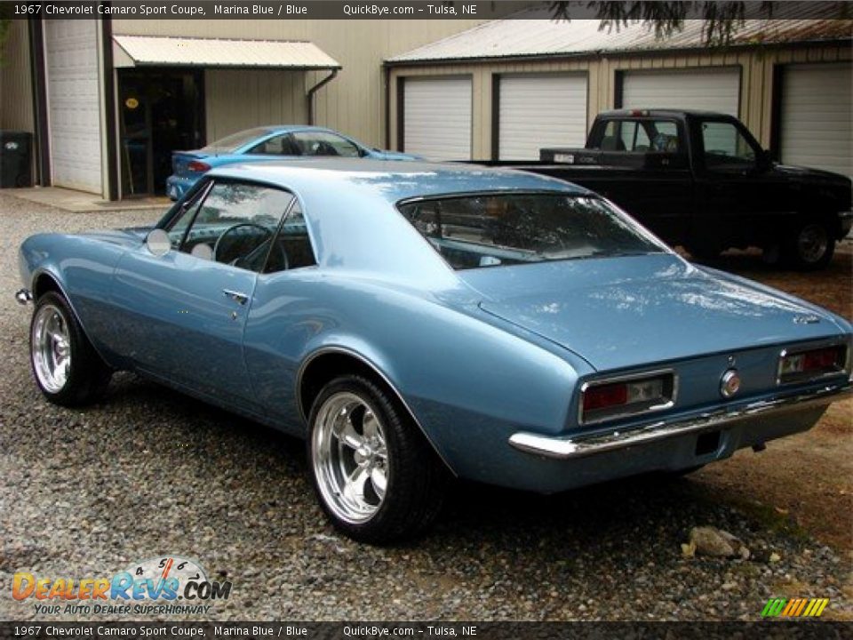 1967 Chevrolet Camaro Sport Coupe Marina Blue / Blue Photo #4