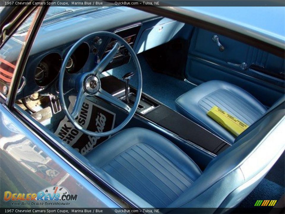 Blue Interior - 1967 Chevrolet Camaro Sport Coupe Photo #12