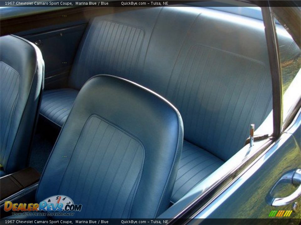 Rear Seat of 1967 Chevrolet Camaro Sport Coupe Photo #14
